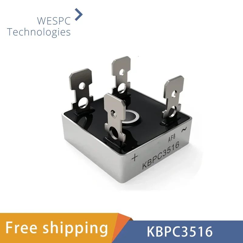 KBPC3516 KBPC3516W Однофазный диодный мост 35A 1600V квадратный медные ножки