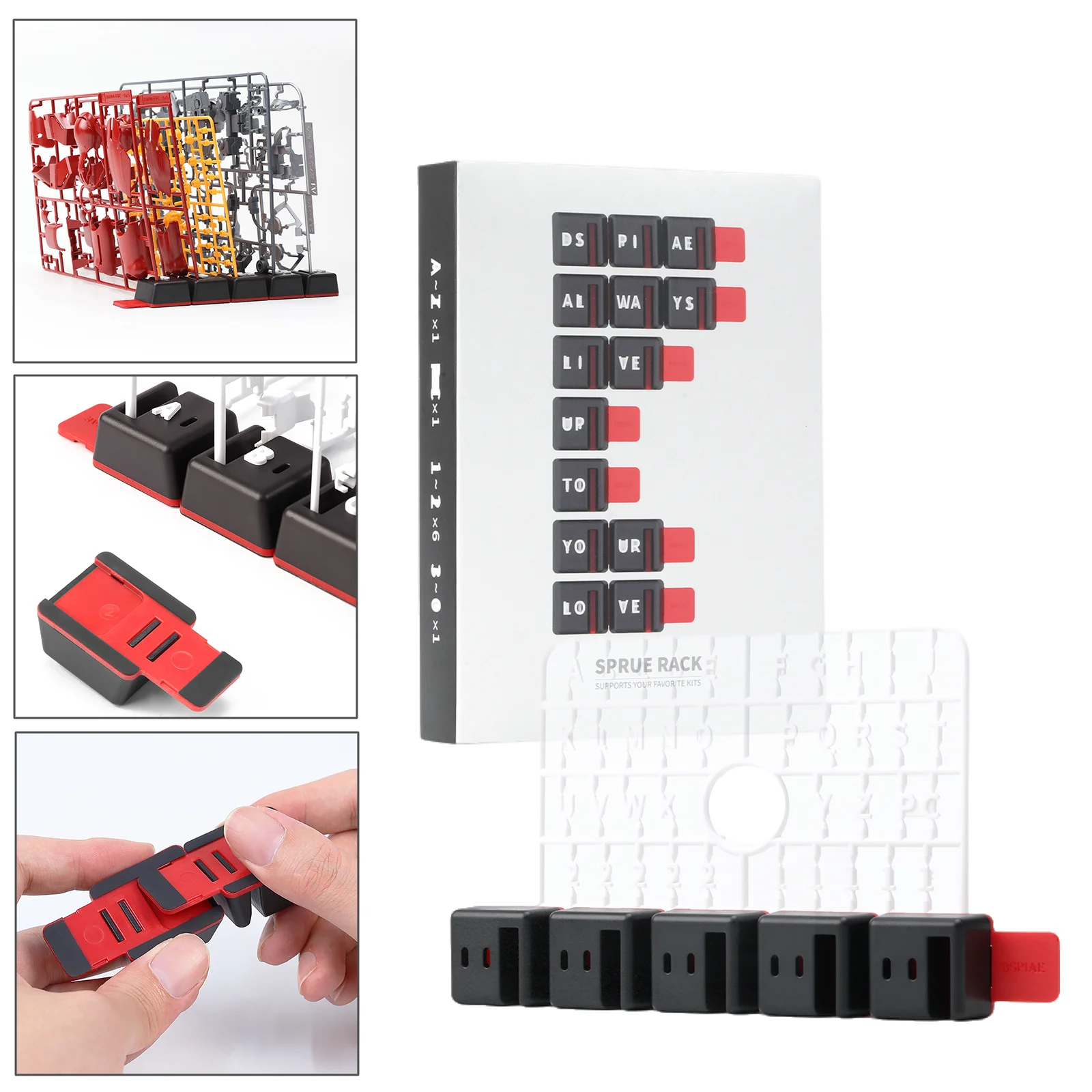 Стойка запасных частей DSPIAE для хранения деталей моделирования Gundam