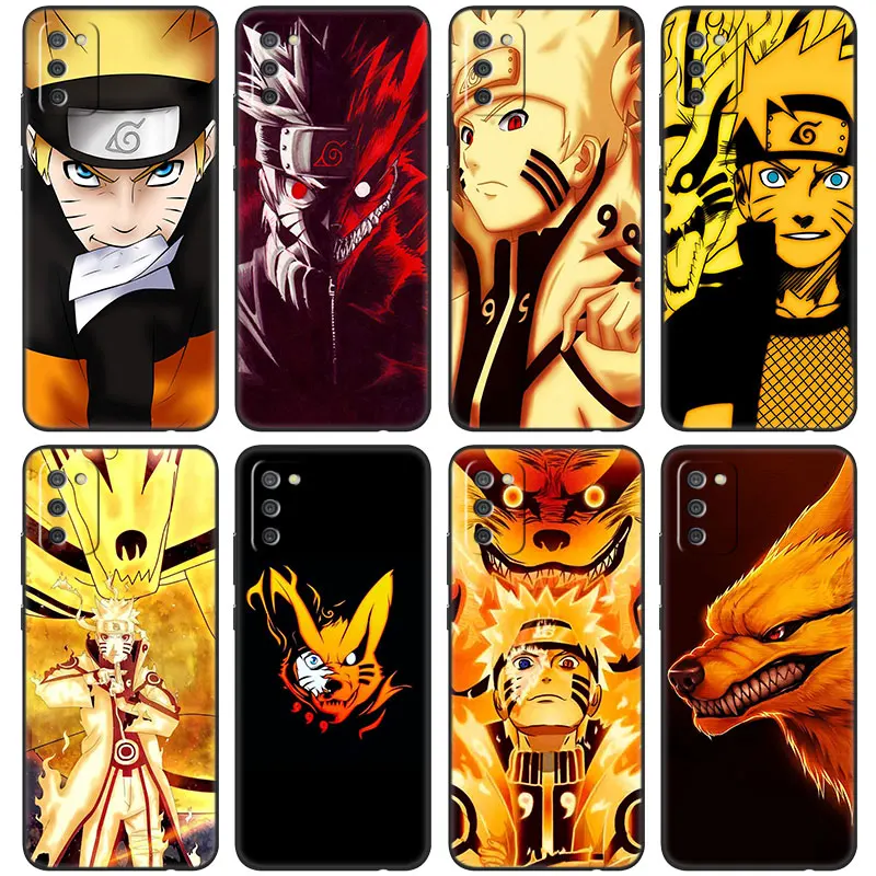 

Anime Naruto Uzumaki Nine Tailed Fox Case For Samsung Galaxy A11 A10S A20S A20E A30 A40 A41 A03S A02S A01 A03 Core A6 A7 A8 2018