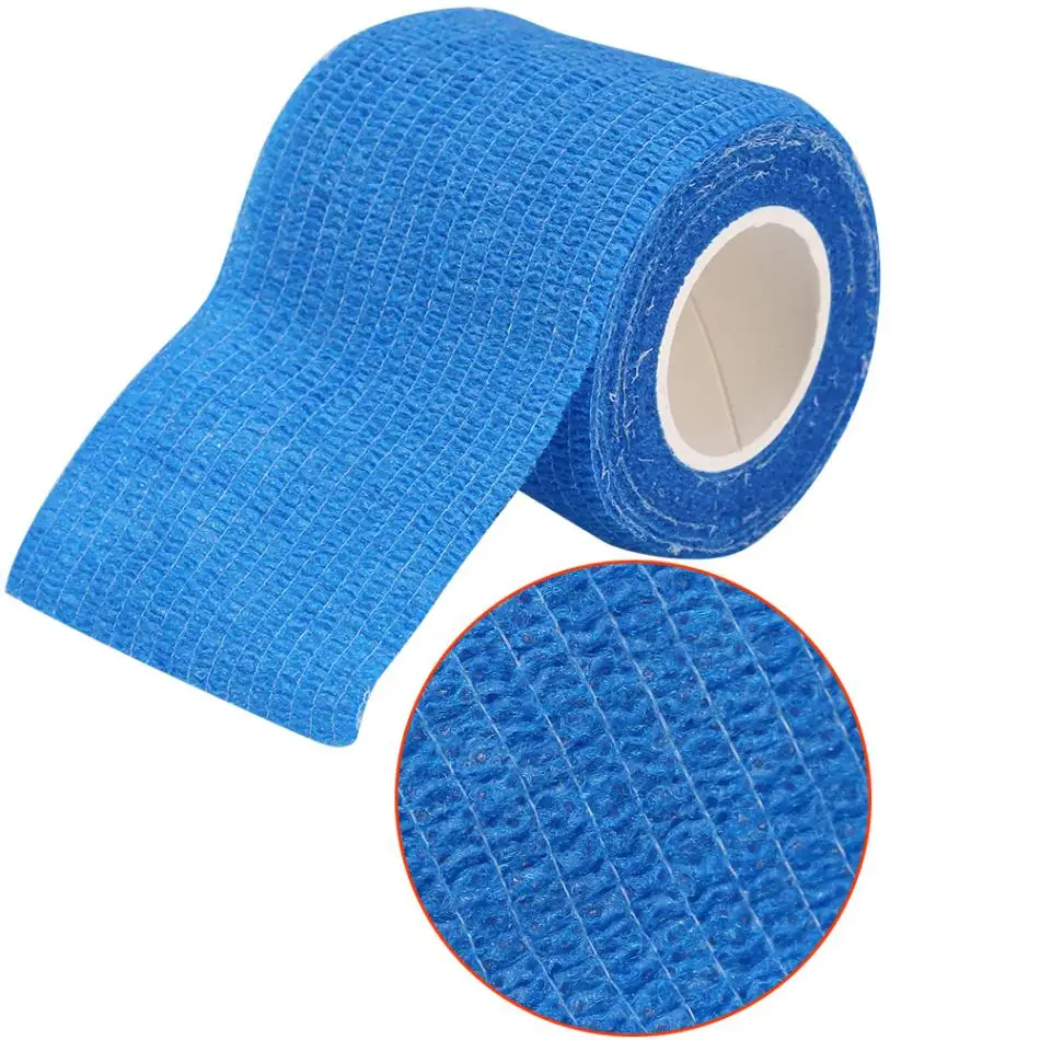 

1 Roll 5cm*4.5m Self-adhesive Bandage Non Woven Finger Joints Tattoo Wrap Elastic Medical Therapy Sports Muscle Cohesive Tape