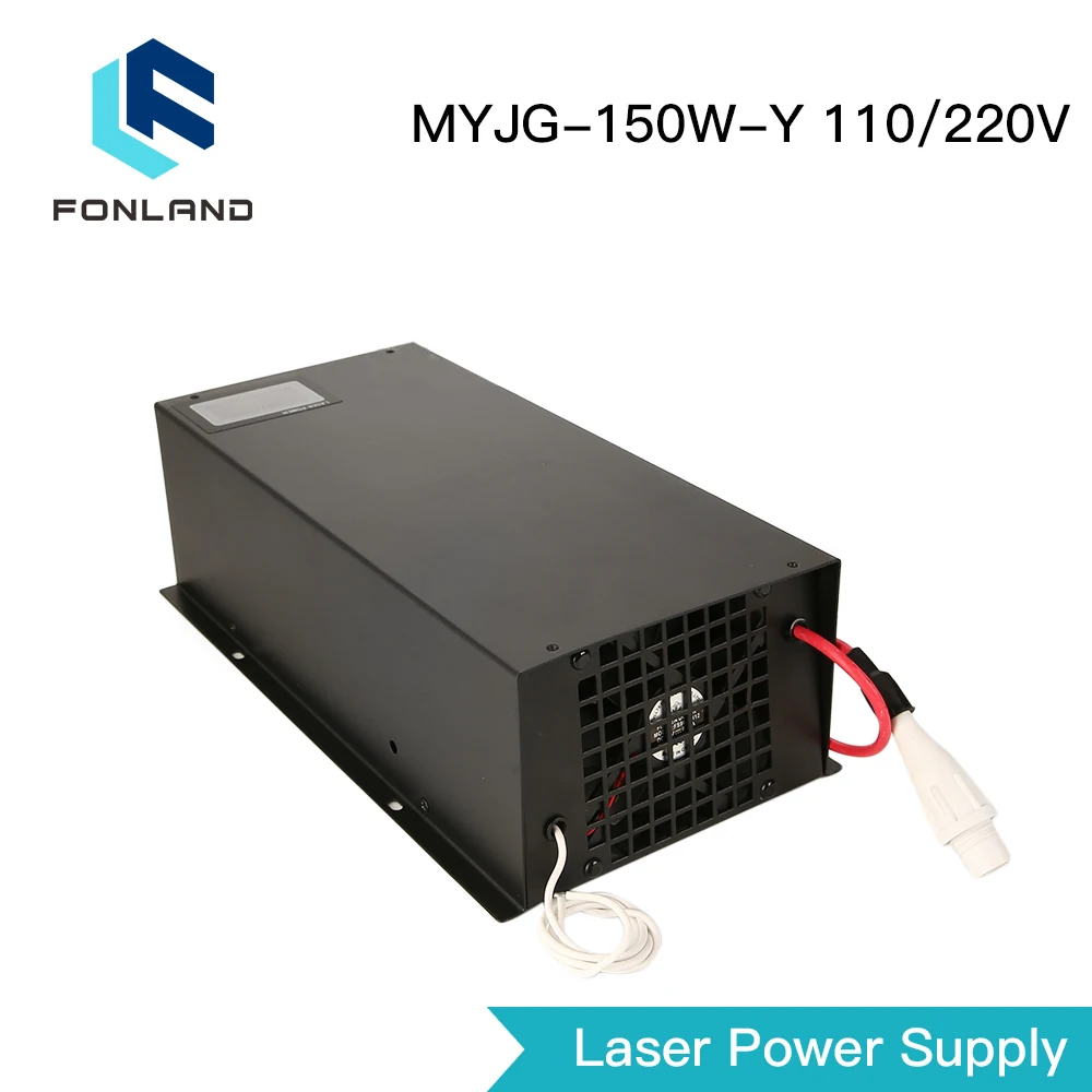 FONLAND 150W Laser Power Supply Source MYJG-150W 110/220V With Display Screen for Co2 Laser Tube Cutting Machine Source KIN enlarge
