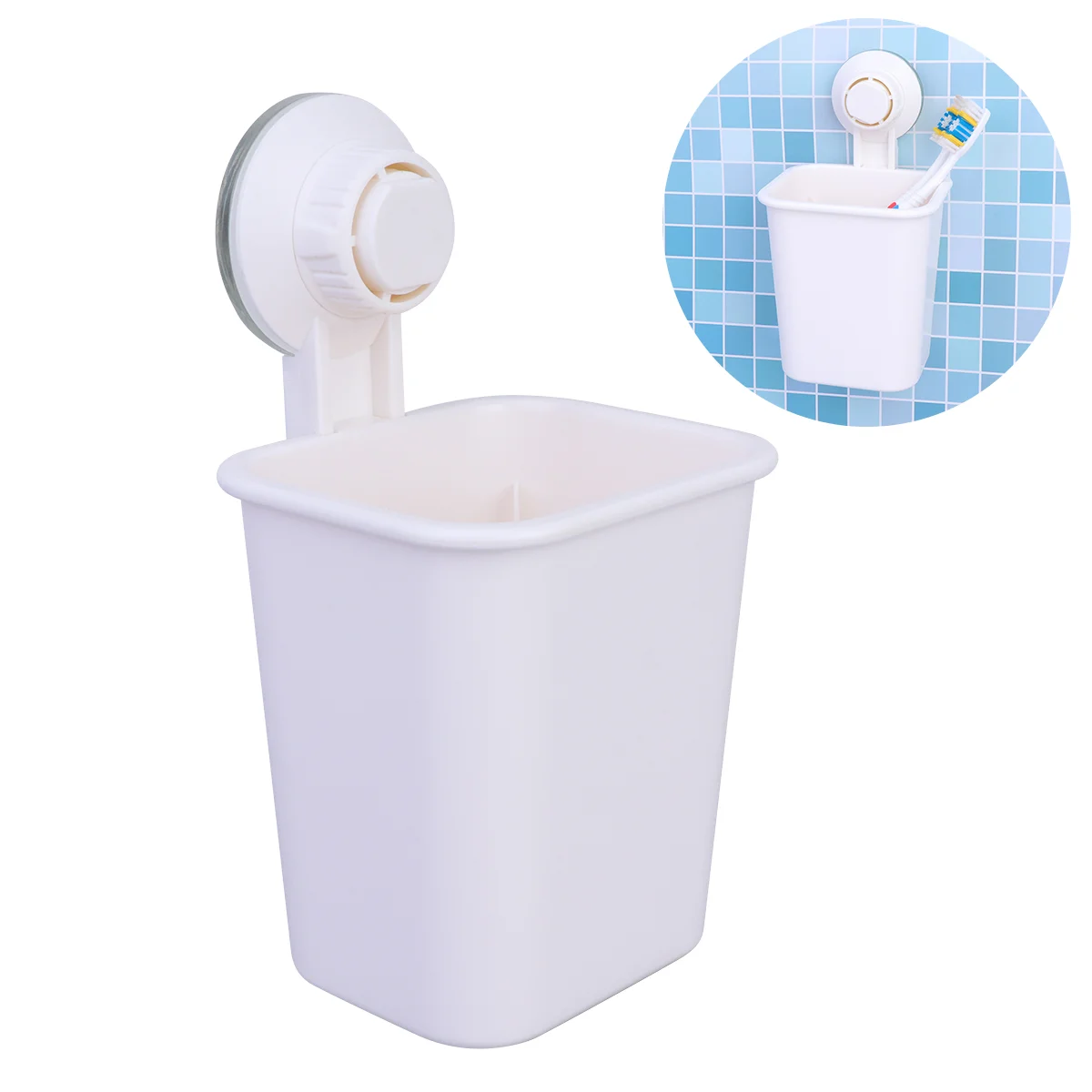 

Holder Wall Suction Shower Cup Stand Punch Free Rack Holders Storage Mounted Toothpaste Shaver Bathroom Organizer Non Marking