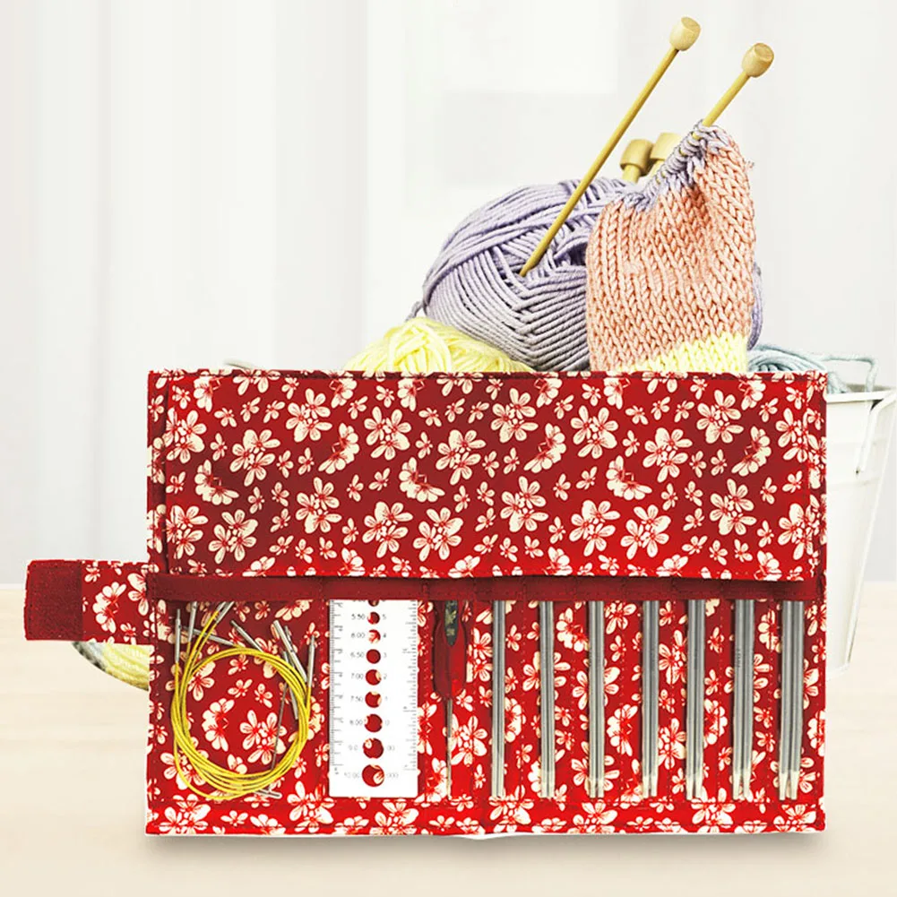 

Portable Circular Ring Knitting Needles Set Detachable Crochet Yarns Wool Needle Household Sewing Kit Supplies