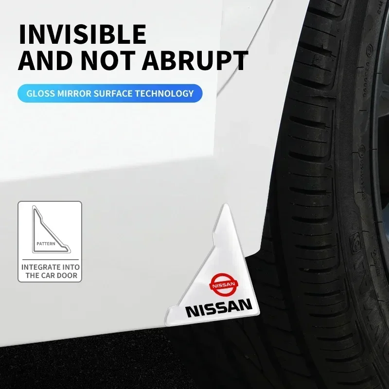 X-trail хит продаж 2 шт. прозрачные наклейки на дверь автомобиля защита от