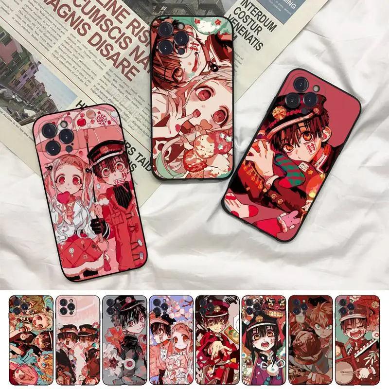

Anime Toilet-Bound Hanako-kun Phone Case For iPhone 8 7 6 6S Plus X SE 2020 XR XS 14 11 12 13 Mini Pro Max Mobile Case