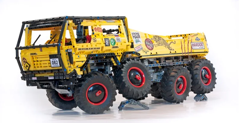 

Конструктор MOC Tatra T813 для скалолазания, супергоночный грузовик, высокотехнологичные строительные блоки для внедорожника 8x8, Сборная модель автомобиля, игрушки в подарок