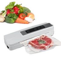 best food vacuum sealer 220v110v automatic commercial household food vacuum sealer packaging machine include 10pcs bags