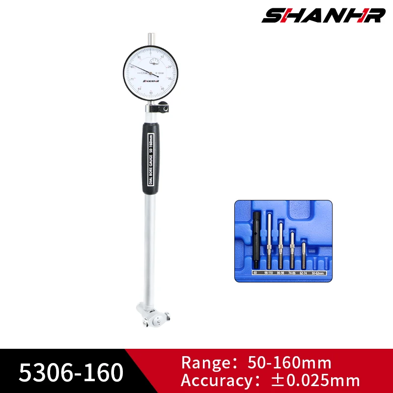 

SHANHR Измерительный прибор для измерения диаметра отверстий 5306-35/50/160 мм