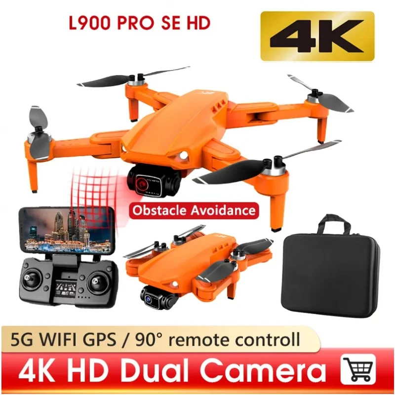 

Drone L900 Pro 20min Flight Time SE 5G GPS 4K Dron HD Camera FPV Brushless Motor Quadcopter Distance 1.2km Professional Drones