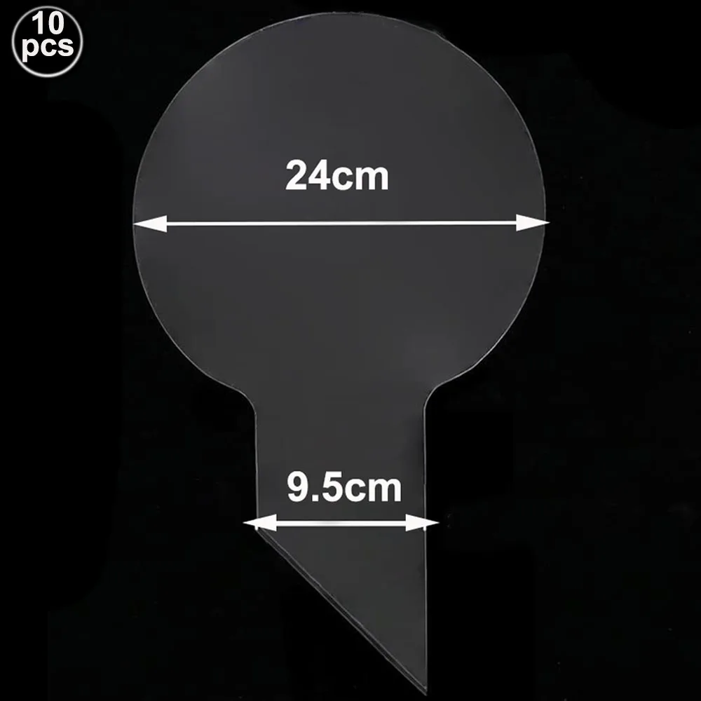 

Набор из 10 прозрачных шаров БОБО 24 см