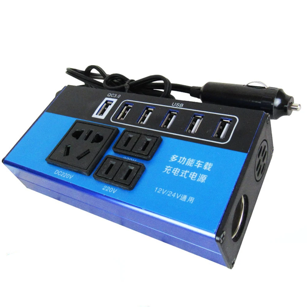 

Автомобильный инвертор с 6USB DC 12 В 24 В DC 220 В