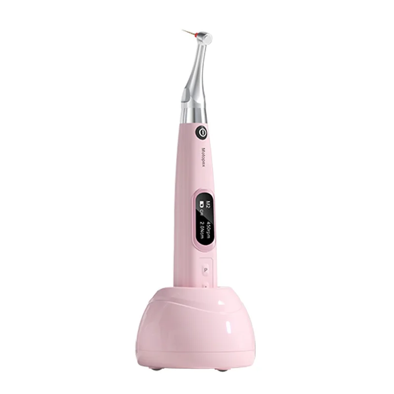 

Woodpecker Moto Pex Wireless Endo motor High performance brushless motor SuperMini Contra-angle oral health Equipment pink