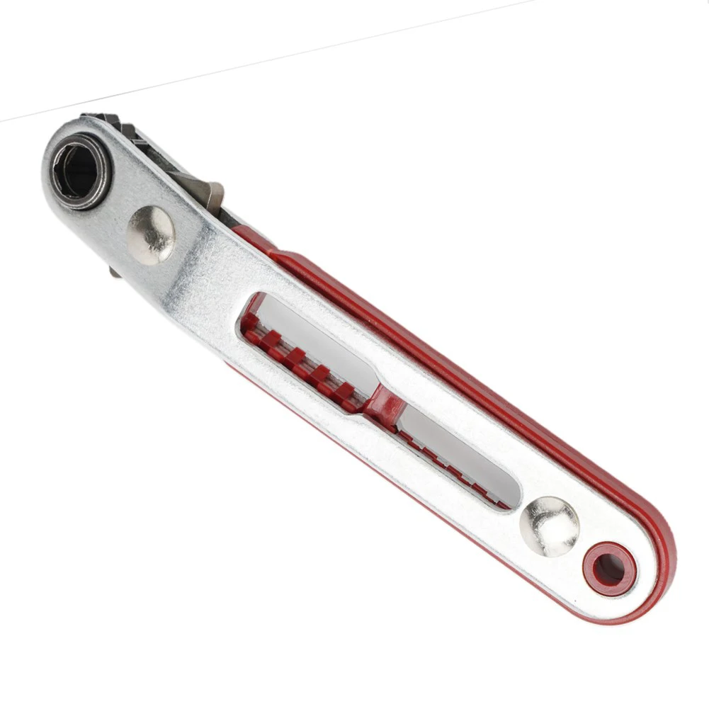

Elbow Head Ratchet Wrench 16 Teeth With Screwdriver Bit For 1/4 Hex Shank Screwdriver Bits 1/4 Square Drive Sockets Hand Tools
