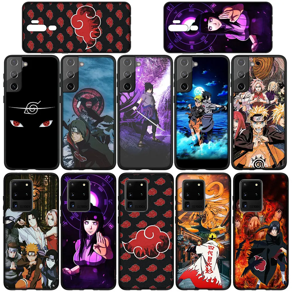 Anime Itachis Uchihas Akatsukis Sasukes Case for Samsung Galaxy S21 S20 Fe S23 S22 Ultra S8 Plus A25 A12 A13 A21S A73 + Casing