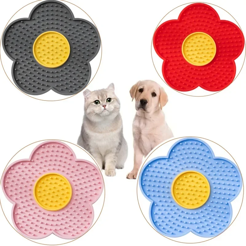 Силиконовый коврик для лизания Sun Flower