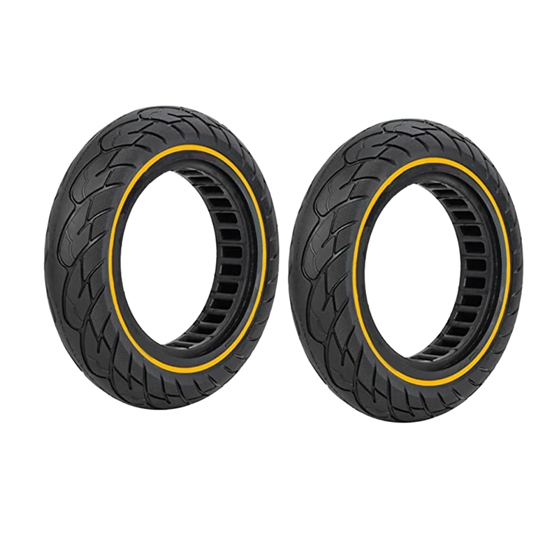 Колеса из цельной резины 10-Дюймовый Электрический самокат нескользящие Больше