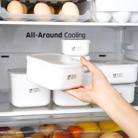 refrigerator food storage fresh keeping box household microwave heating bento with lid insulation seal kitchen supplies