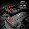 UTRAI 2500A Jump Starter Power Bank Battery Portable Charger 10W Wireless Charging LCD Screen Safety Hammer Car Starting Device 2