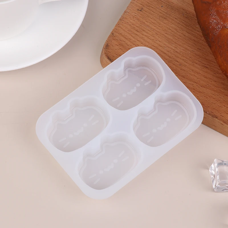 4 сетки милый кот сырный торт силиконовая форма DIY шоколадная кондитерская формы