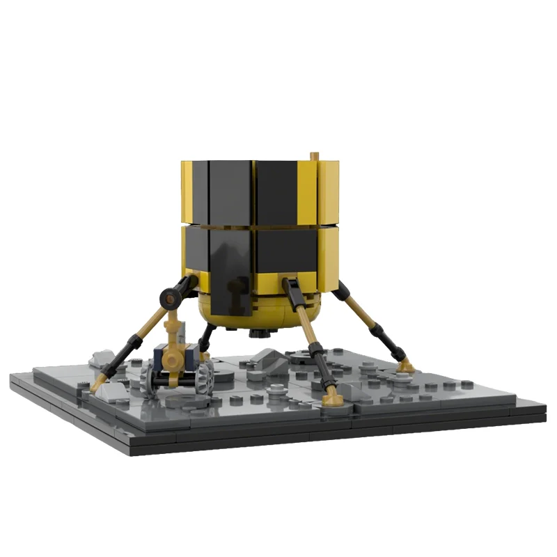 Фото 324 детали MOC Hakuto R Lunar Lander Rashid Tenacious: Конструктор-модель космического аппарата, архитектурная игрушка, подарки на Рождество и День рождения, идеи для самостоятельной сборки №3