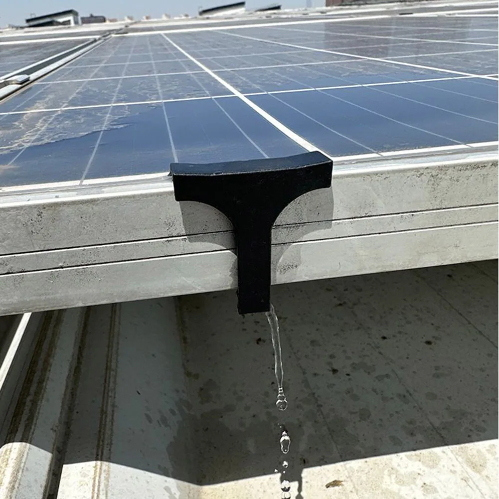 

Solar Panel Water Drainage Clips Kit Black Pv Water Drained Away Clamps Solar Power Supplies For Frame 35mm Photovoltaic Parts