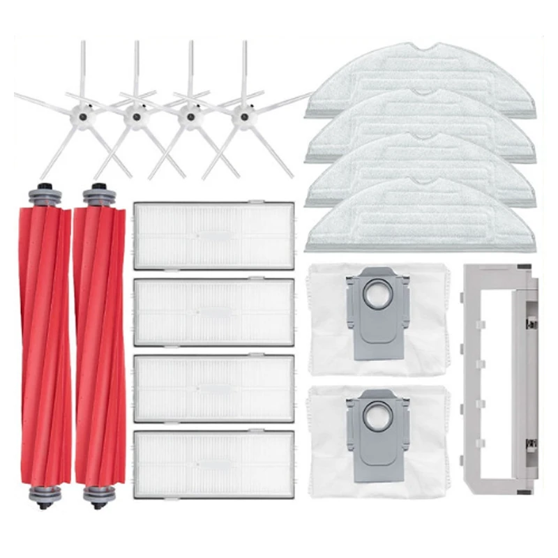 

For Xiaomi Roborock S7 Maxv / G10 Robot Vacuum Parts Main Side Brush Cover Mop Cloth