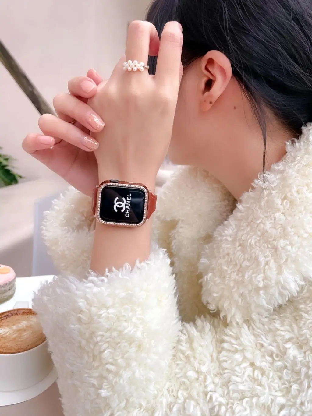 Кожаный ремешок для Apple watch band 40 мм 44 45 41 38 42 тонкий браслет часов iWatch series 7 6 5 3 8 ultra 49