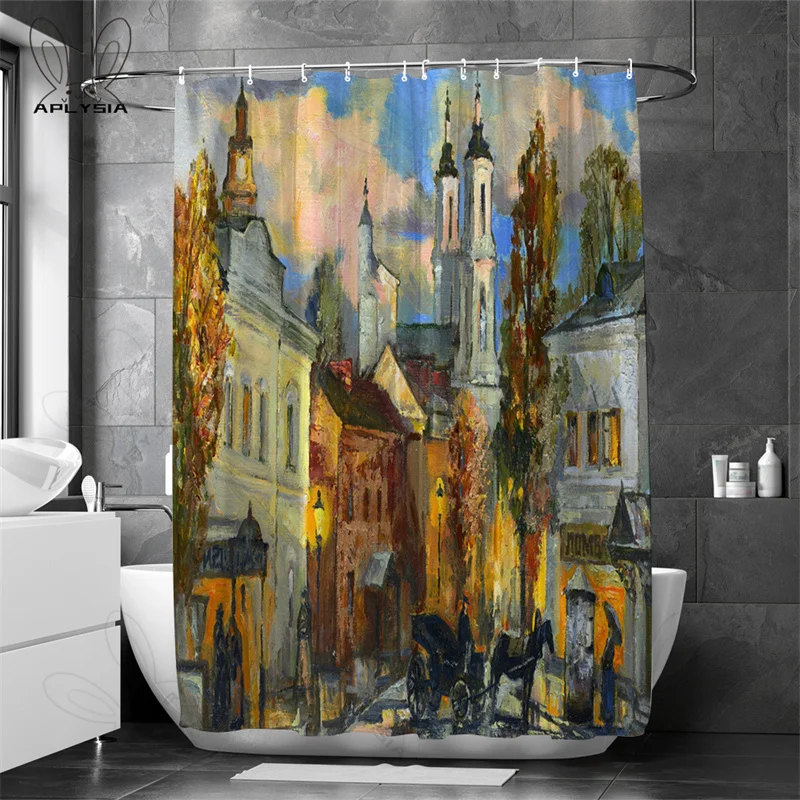 

Водонепроницаемая занавеска для душа, из полиэстера