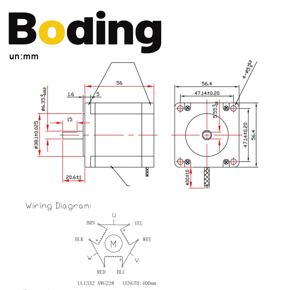 Шаговый двигатель Leadshine Nema23 573s09-l 573s15-l 0 9 нм 1 5 и шаговый драйвер 3dm580s