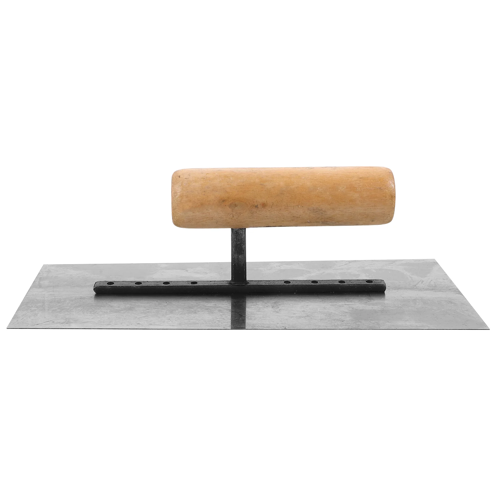 

Trowel Versatile Tool Concrete Mortar Buffing Scraper Steel Wood Handle Shining