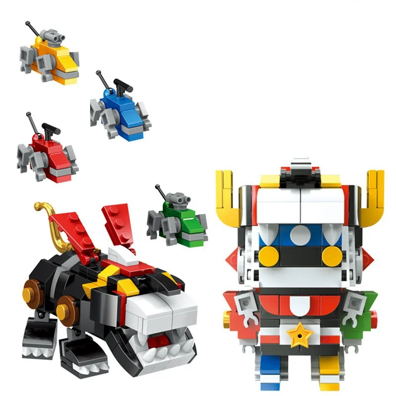 Идея робот Voltroned 21311 Paladins Mech Аниме фигурки Brickheadz строительные блоки игрушки для