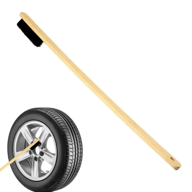 

Car Wheel Tire Brush Car Wash Long Handle Scrub Brush Ergonomic Long Handle Tire Cleaner For Deep Cleaning Car Truck