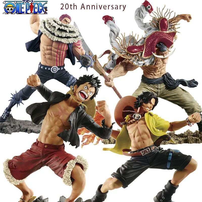

Bandai Аниме One Piece 20-я годовщина SC международная версия Luffy Ace белая борода Katakuri ручная модель детский подарок на день рождения фигурка