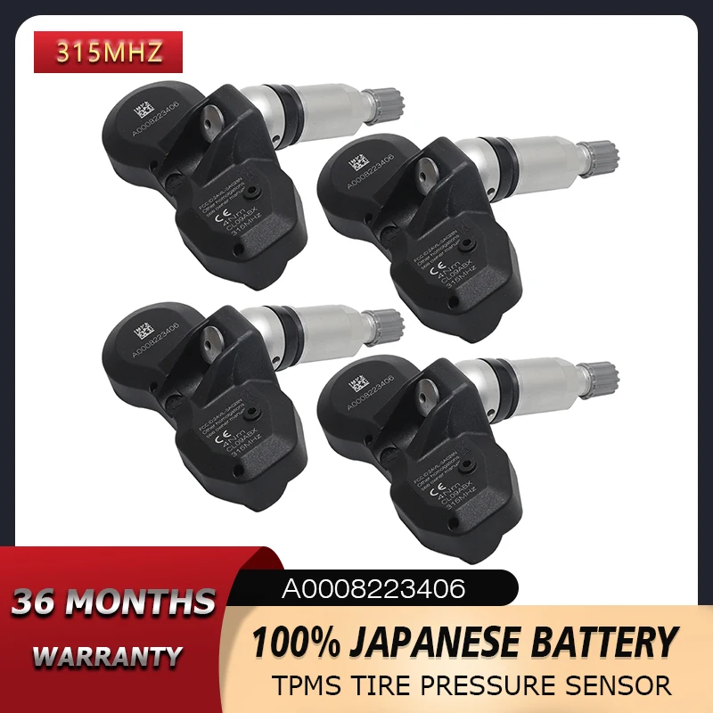 Система мониторинга давления в шинах A0008223406 TPMS 315 МГц для Mercedes Benz E-Class 1999-2005 CL CLK E S SL SLR 2000-2005