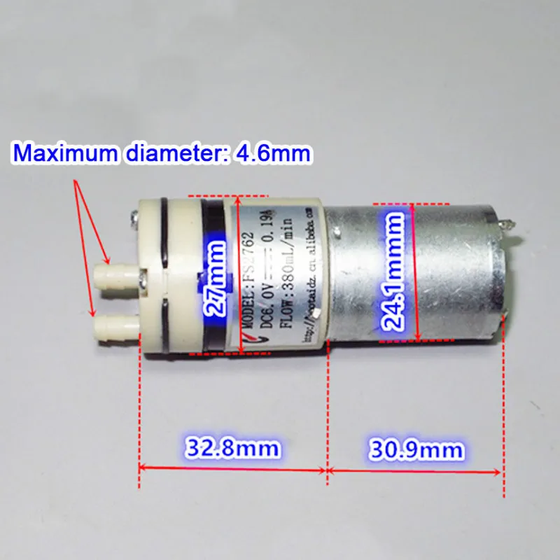 Насос водяной Micro Mini 370 3 7 в 5 В 6 380 мл | Строительство и ремонт
