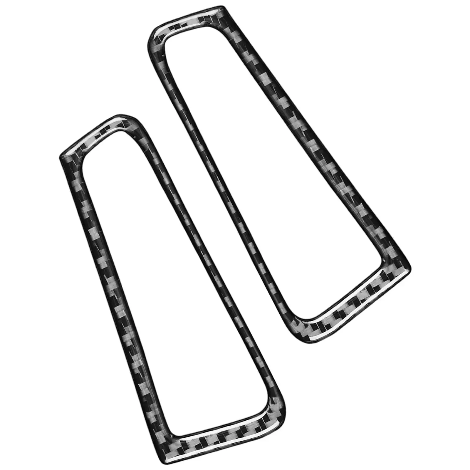 

2x Carbon Fiber Defogger Trim Sticker Decal, Interior Trim Cover, for G37 Replace