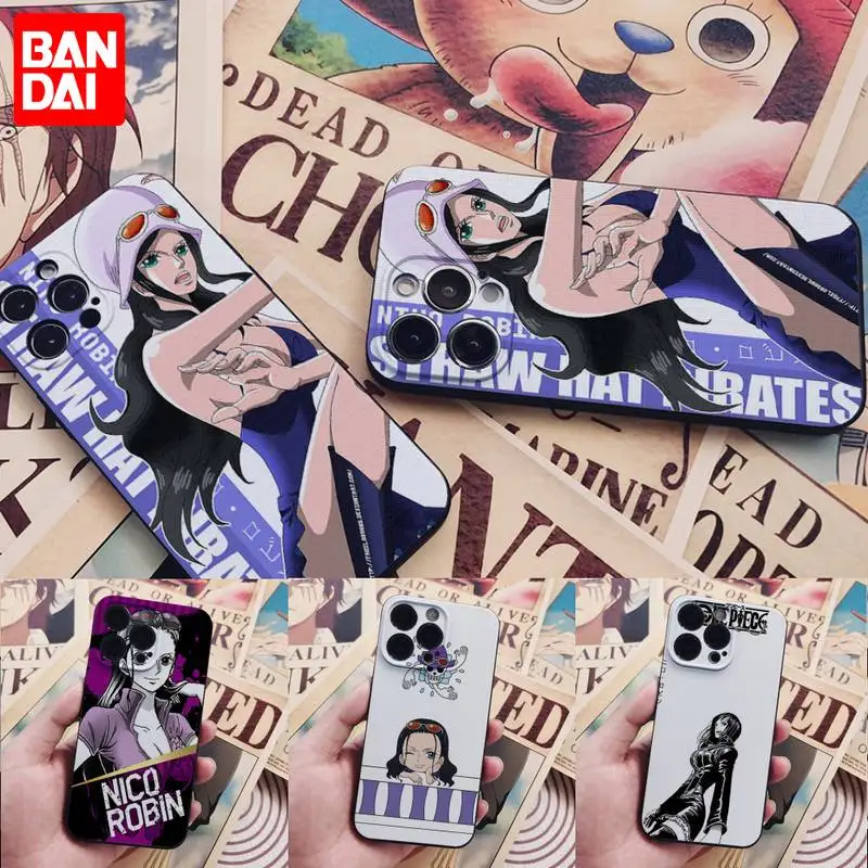 Bandai One Piece Nico Robin чехол для телефона Redmi 10 9 9A 8 8A 7 7A 6 6A 5 Plus 5A S2 4X K20 K30 K40 Pro силиконовый