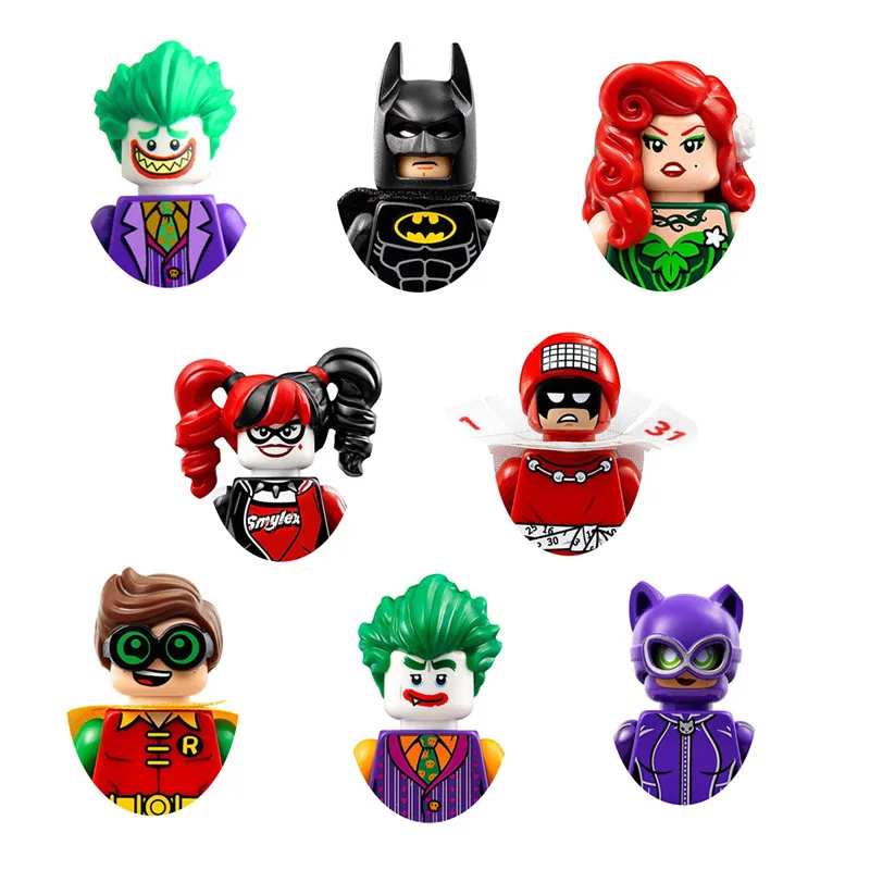 

PG8032 The Joker Harley Quinn Movies plastic action toy figures building blocks Assemble blocks kid birthday gifts