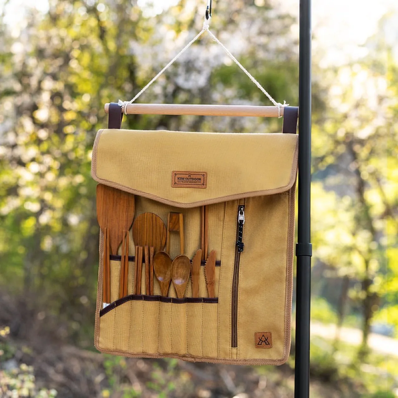 

Уличная сумка для хранения кухонных инструментов для кемпинга, подвесная сумка для посуды, водонепроницаемая портативная многофункциональная подвесная сумка для дома