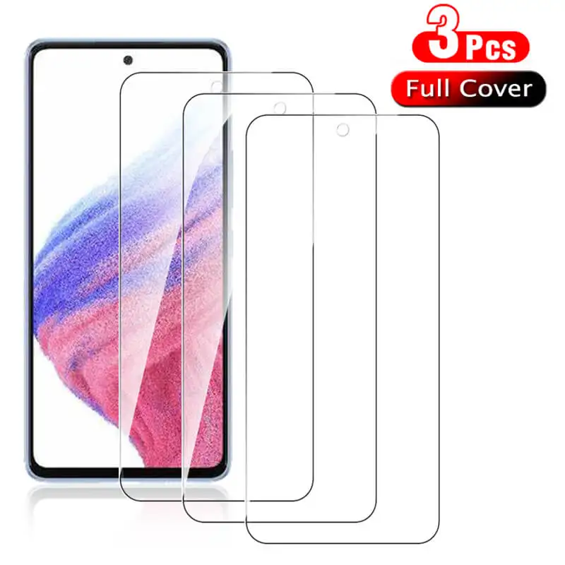 

Защитное стекло, закаленное стекло для Samsung A53, 3 шт.