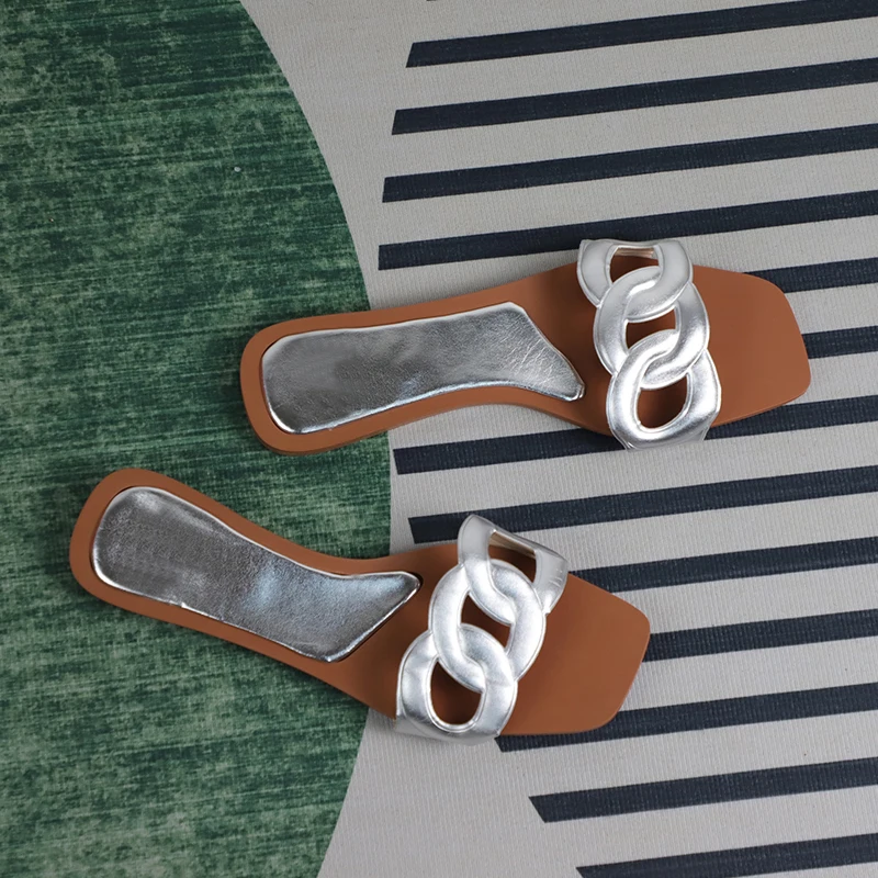 Z Brand Fashion Flat Bottom Women's Sandals Breathable Design Summer Beach Slides Shoes Gold Black Comfortable Outside Slippers