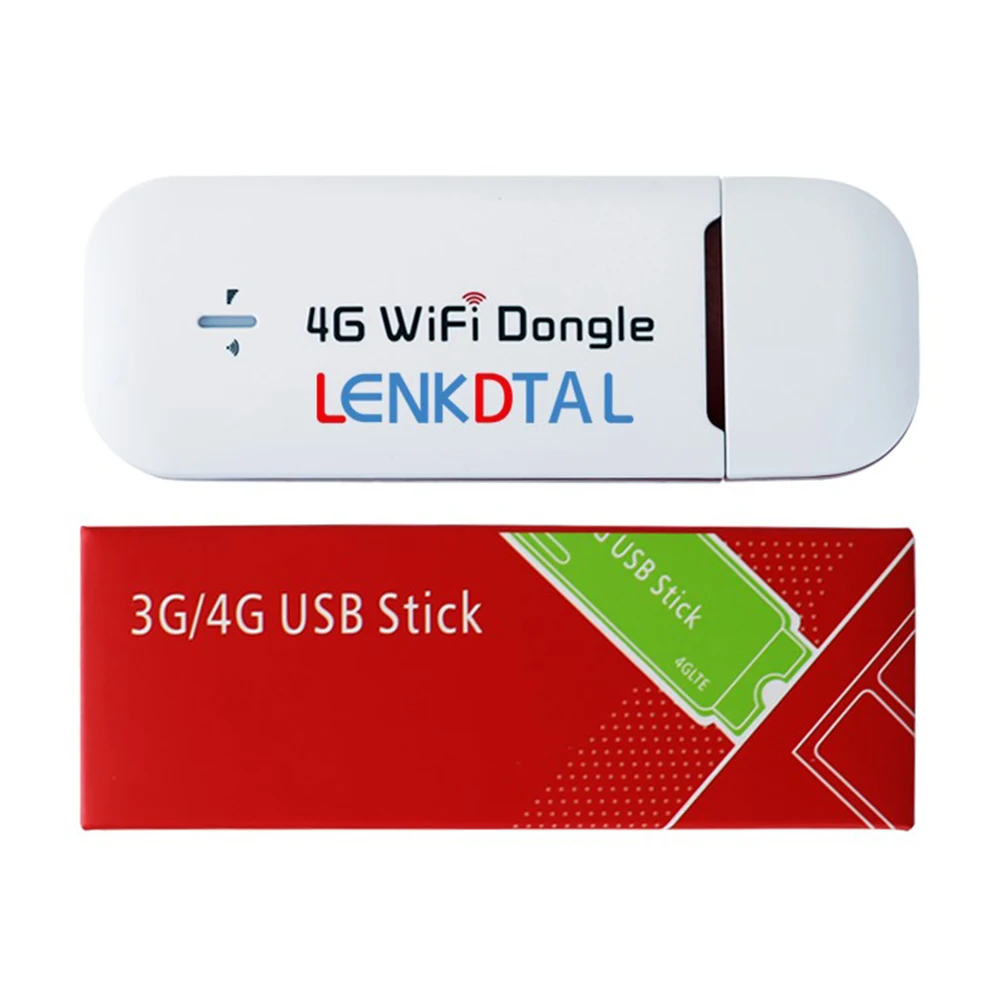 4G LTE Wireless USB Dongle WiFi Router Network Card 150Mbp Ethernet Modem Stick SIM Card Wireless Mobile Broadband for Laptop PC