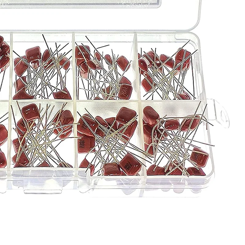 150 шт. 15 значений набор конденсаторов CBB металлизированных полиэфирных пленочных