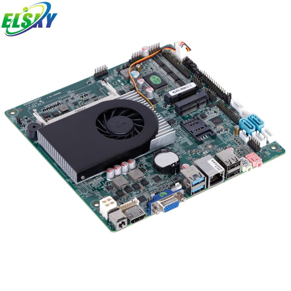 Фото Материнская плата ELSKY для киосков 1155 Dual QM9500 Broadwell-U I3 5005U Core 2.0ГГц Realtek 8111F с поддержкой Win7/8/10/xp/Linux №2