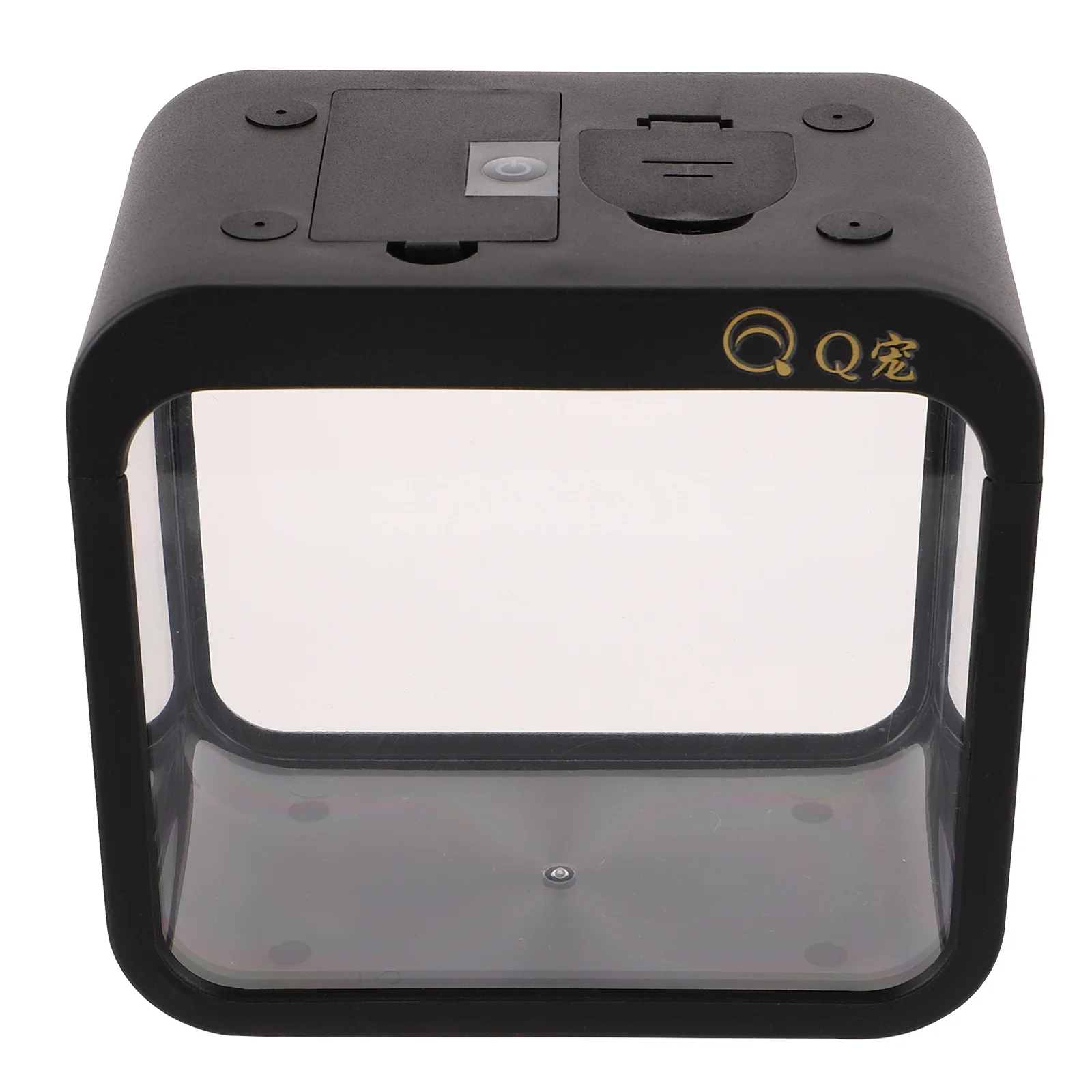 

Fish Tank Box Aquarium Mini Desktop Reptilelight Betta Battle Small Transparent Decoration Beta Tanks Breeder Bowl Led