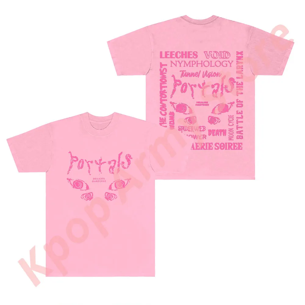 Футболки Melanie Martinez Portals Tour с логотипом летняя футболка для женщин и мужчин модная