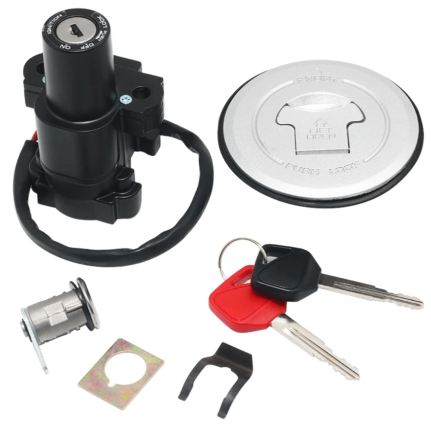 Замок зажигания топливного газа с комплектом ключей для Honda CB250 Hornet 250 35010-KEA-J50