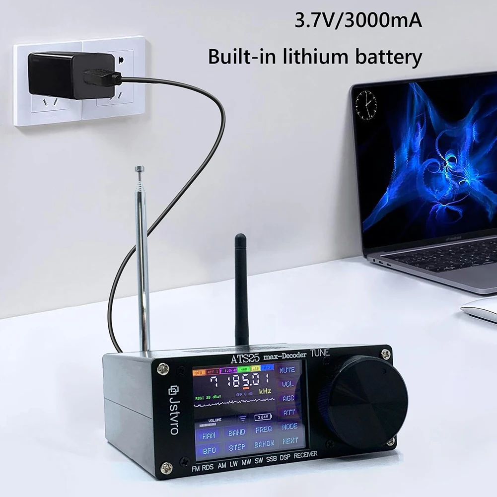 SI4732 ATS-25 Макс-декодер вседиапазонный радиоприемник добавляет CW RTty функция