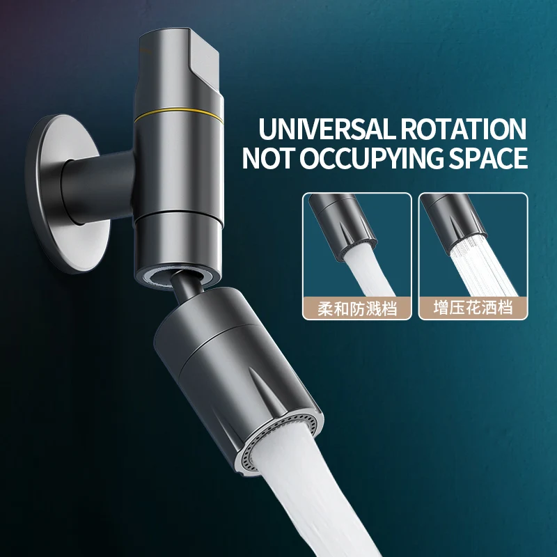 Настенный смеситель Laturny из нержавеющей стали для ванной комнаты с одним выходом