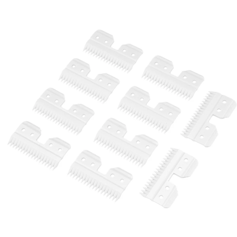 60Pcs/Lot Replaceable Ceramic 18 Teeth Pet Ceramic Clipper Cutting Blade For Oster A5 Series